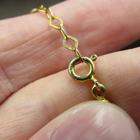 7" Sterling Silver & Leather Large Faux Pearl Bracelet Vintage - Picture 6 of 8